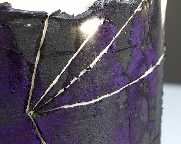 Spiderweb Cake - how to make an easy spiderweb cake with buttercream | by Erin Gardner for TheCakeBlog.com