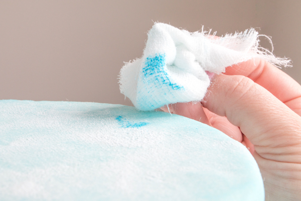 Sueded Buttercream Cake with Sprinkle Snowflakes | by Erin Gardner for TheCakeBlog.com #cake #winter #christmas #christmasdessert