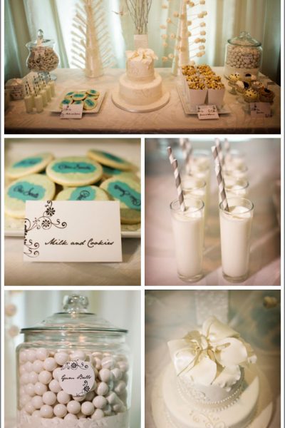 Chic White Dessert Table
